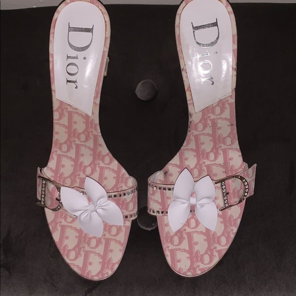 Dior Logo Vintage Mules